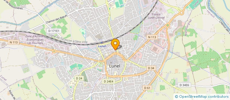 localisation de l'entreprise ASSEMBLEE DE DIEU DE LUNEL  LUNEL