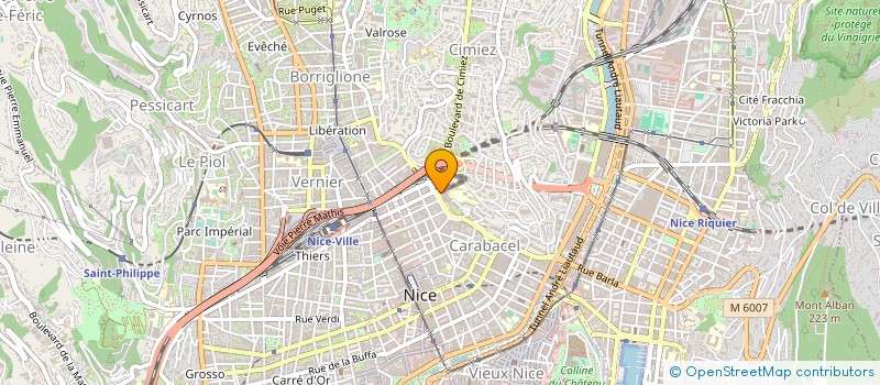 localisation de l'entreprise ASSEMBLEE DE DIEU DE NICE à NICE