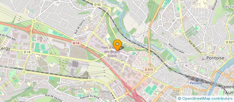 localisation de l'entreprise ASSEMBLEE DE DIEU DE PONTOISE  OSNY