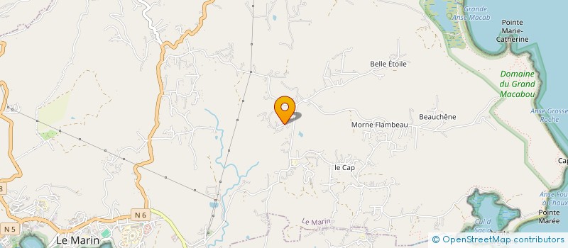 localisation de l'entreprise ASSEMBLEE DE DIEU DU MARIN  LE MARIN