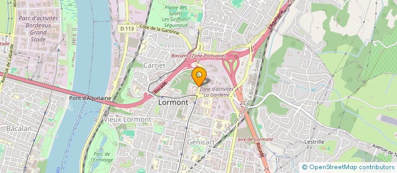 localisation de l'entreprise ASSEMBLEE DE DIEU MINISTERE VISION D'AIGLE - ADMVA à LORMONT