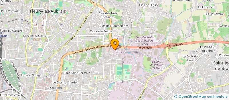 localisation de l'entreprise ASSEMBLEE DE DIEU ORLEANS à ORLEANS