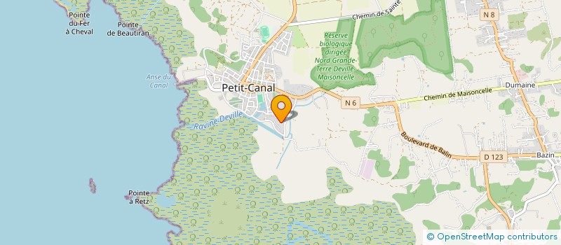 localisation de l'entreprise ASSEMBLEE DE DIEU PETIT CANAL à PETIT-CANAL