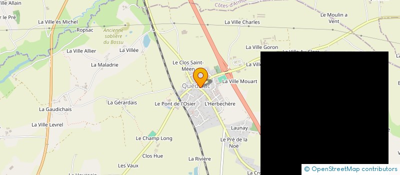 localisation de l'entreprise ASSEMBLEE DE DIEU RENNES METROPOLE  QUEDILLAC