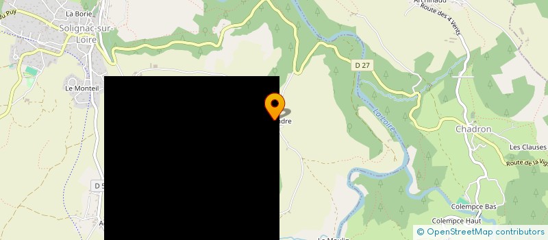 localisation de l'entreprise ASSEMBLEE DES AMIS DE COLLANDRE  SOLIGNAC-SUR-LOIRE