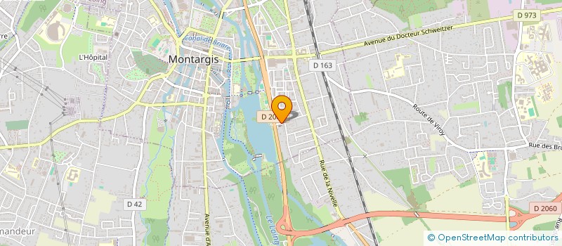 localisation de l'entreprise ASSEMBLEE EVANGELIQUE à MONTARGIS