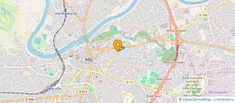 localisation de l'entreprise ASSEMBLEE EVANGELIQUE ACTION CHRETIENNE à ALBI