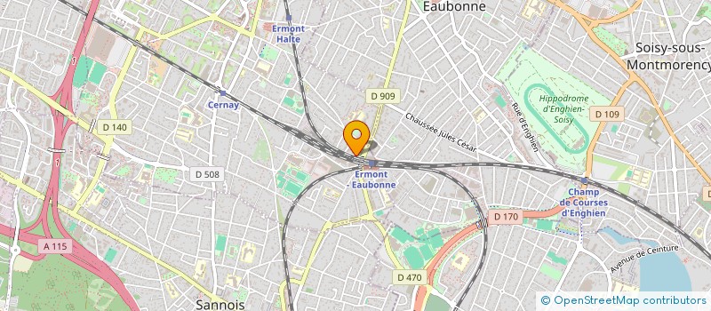 localisation de l'entreprise ASSEMBLEE EVANGELIQUE BETHESDA à ERMONT