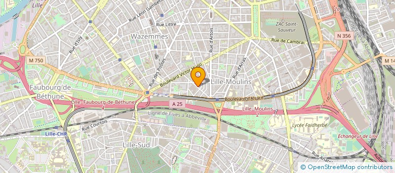 localisation de l'entreprise ASSEMBLEE EVANGELIQUE CHRETIENNE LA TROMPETTE à LILLE