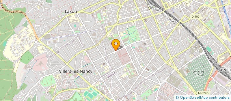 localisation de l'entreprise ASSEMBLEE EVANGELIQUE DE PENTECOTE DE NANCY LORRAINE  NANCY