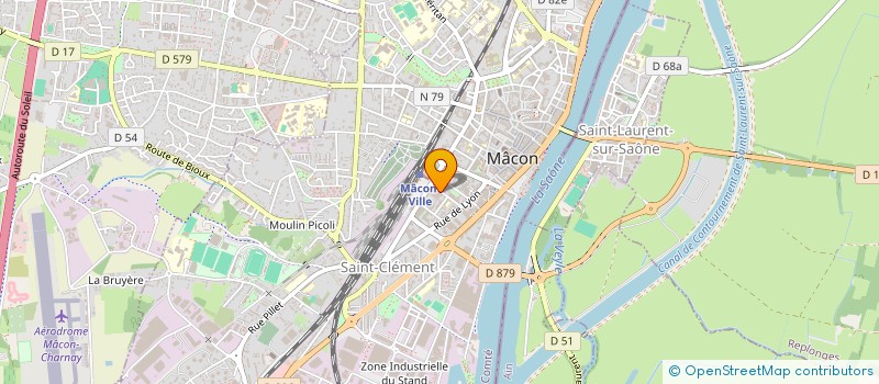 localisation de l'entreprise ASSEMBLEE EVANGELIQUE DE REVEIL DE MACON à MACON