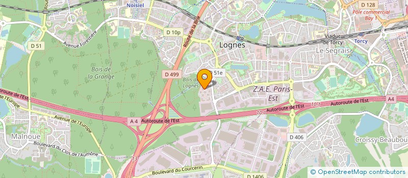 localisation de l'entreprise ASSEMBLEE EVANGELIQUE DES FRERES à LOGNES