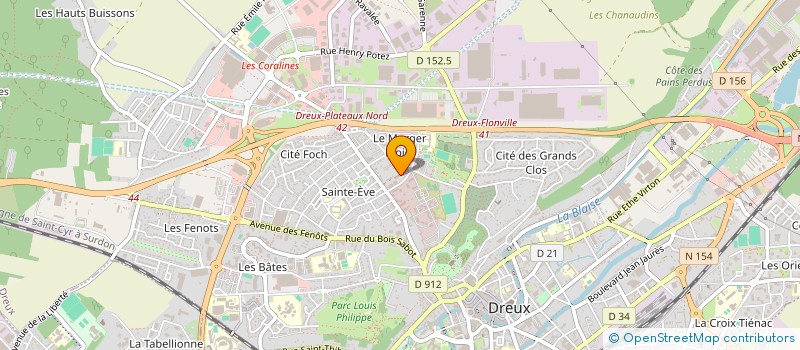localisation de l'entreprise ASSEMBLEE EVANGELIQUE UNIE MARANATHA à DREUX