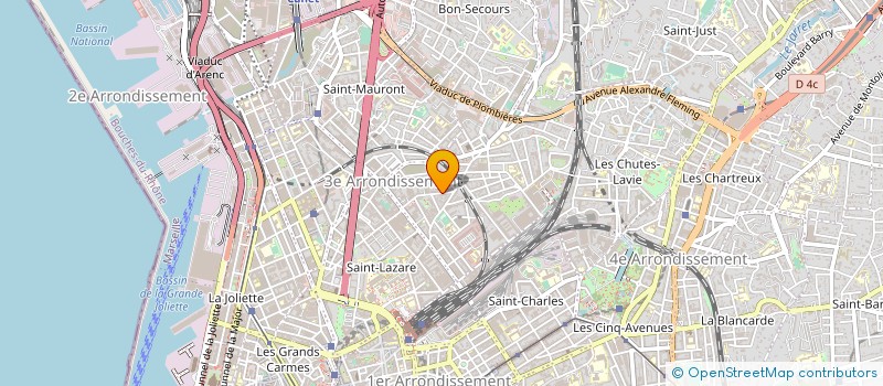localisation de l'entreprise ASSEMBLEE EVANGELIQUE VIENS ET VOIS à MARSEILLE