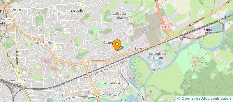 localisation de l'entreprise ASSEMBLEE FRATERNELLE LIBRE 72  LE MANS