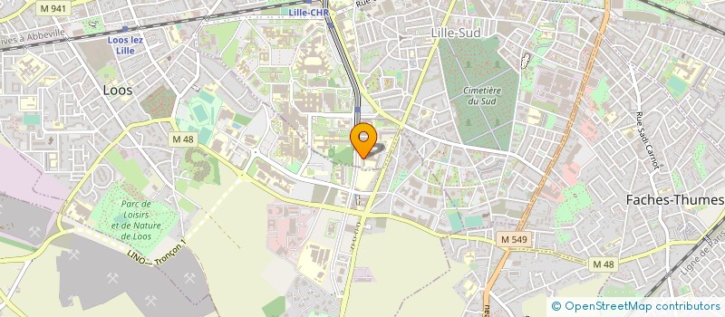 localisation de l'entreprise ASSEMBLEE GENERALE DE LILLE MARS 2023 à LILLE