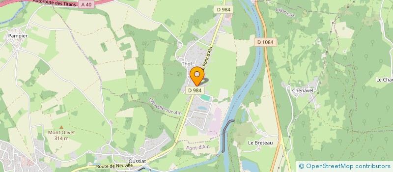 localisation de l'entreprise ASSEMBLEE LA VIE ETERNELLE à NEUVILLE-SUR-AIN