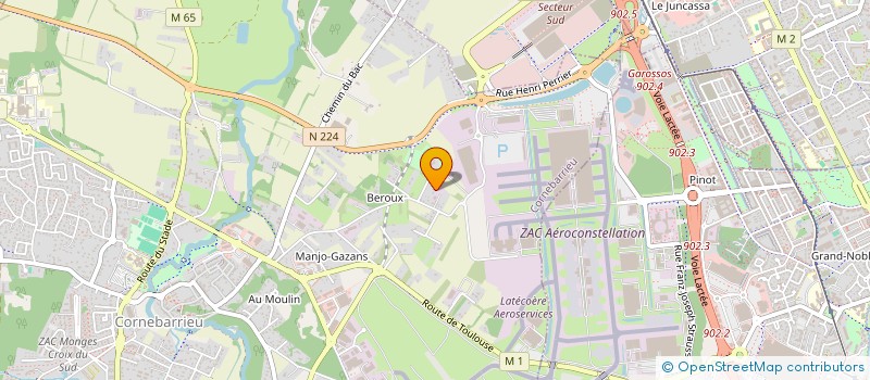 localisation de l'entreprise ASSEMBLEE PROTESTANTE EVANGELIQUE DE CORNEBARIEU  CORNEBARRIEU