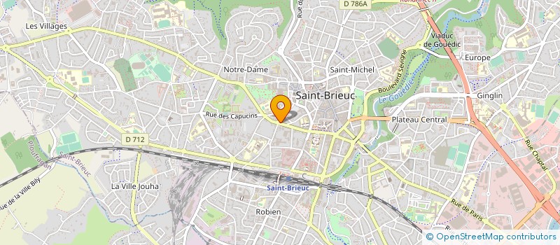 localisation de l'entreprise ASSEMBLEE UNIVERSELLE PENTECOTISTE LA SOURCE VIVANTE à SAINT-BRIEUC