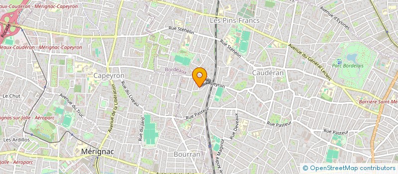 localisation de l'entreprise ASSEMBLEES DE DIEU DE LA GIRONDE à BORDEAUX