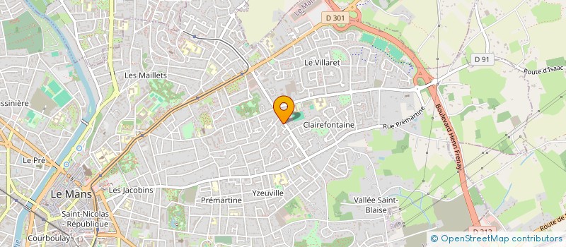 localisation de l'entreprise ASSEMBLEMANS  LE MANS