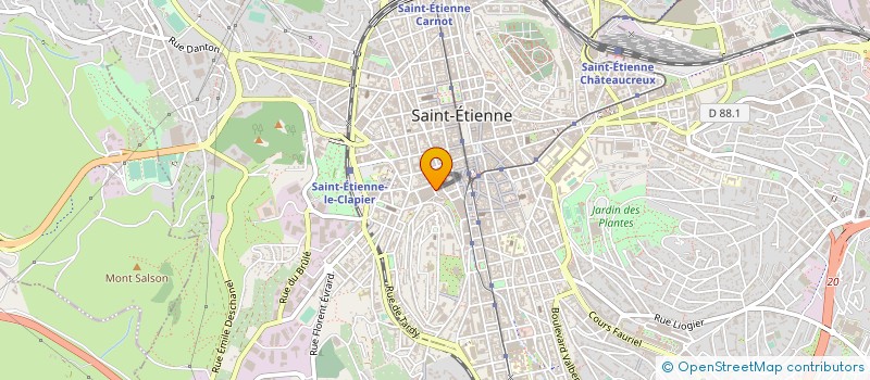 localisation de l'entreprise ASSEMBLEUR  SAINT-ETIENNE