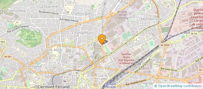 localisation de l'entreprise ASSEMBLIA  CLERMONT-FERRAND