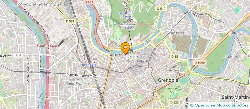 localisation de l'entreprise ASSEMBLINNOV à GRENOBLE