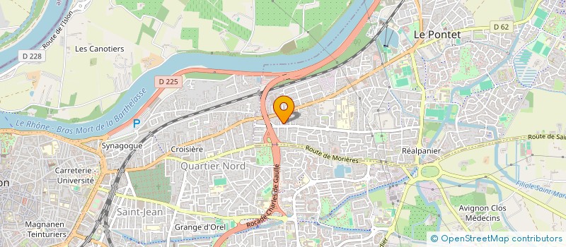 localisation de l'entreprise ASSEMI  LE PONTET