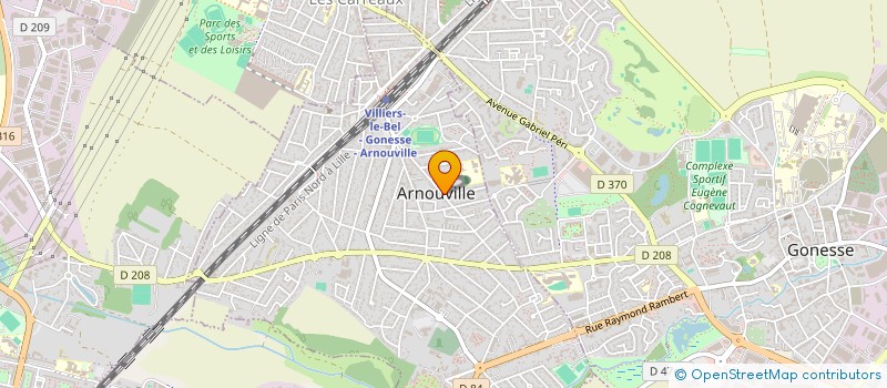 localisation de l'entreprise ASSENA à ARNOUVILLE