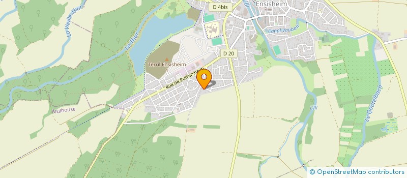 localisation de l'entreprise ASSENCIO 22  ENSISHEIM