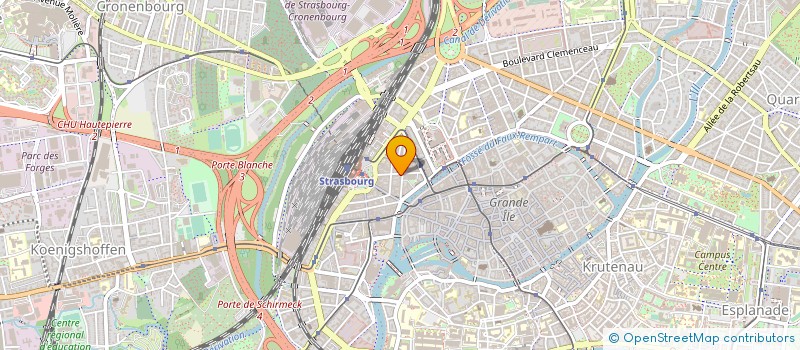 localisation de l'entreprise ASSENTEK à STRASBOURG