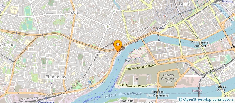 localisation de l'entreprise ASSENTUS FOOD à NANTES