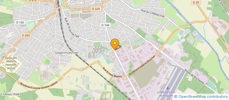 localisation de l'entreprise ASSER  HAGUENAU