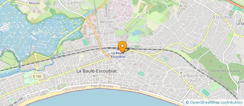 localisation de l'entreprise ASSERAY IMMO à LA BAULE-ESCOUBLAC