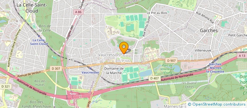 localisation de l'entreprise ASSERT INVEST  VAUCRESSON