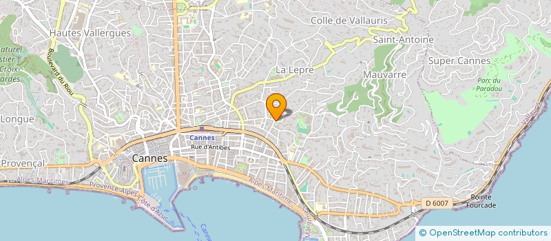 localisation de l'entreprise ASSESS BATIMENT à CANNES