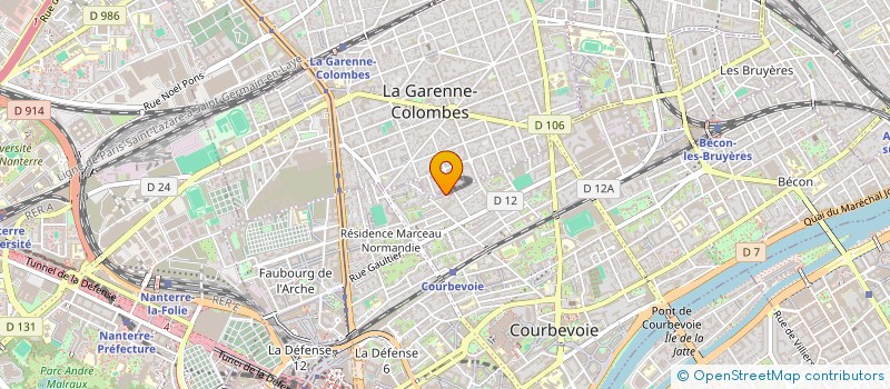 localisation de l'entreprise ASSET CONSULTING à COURBEVOIE