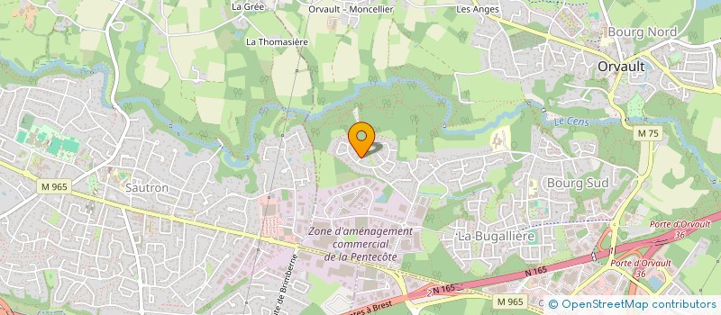 localisation de l'entreprise ASSET INVEST & DEVELOPPEMENT ECO ET PAR ABREVIATION : A.I.D.E. à ORVAULT