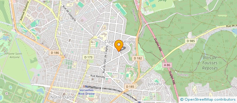 localisation de l'entreprise ASSET TPE à VERSAILLES