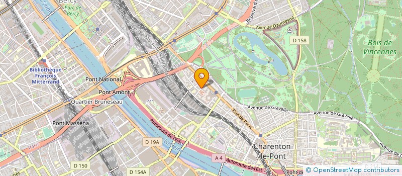 localisation de l'entreprise ASSETCOM à CHARENTON-LE-PONT