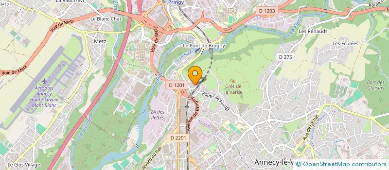 localisation de l'entreprise ASSETHOME à ANNECY