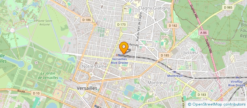 localisation de l'entreprise ASSETSMAN à VERSAILLES