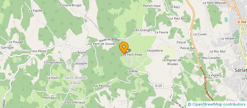 localisation de l'entreprise ASSEZ D'ESSAIS à SARLAT-LA-CANEDA