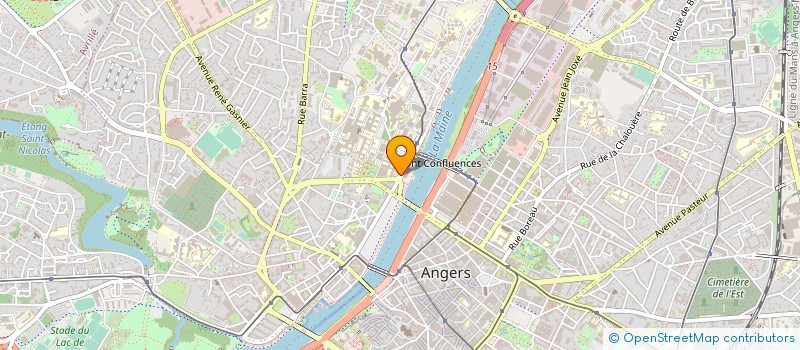 localisation de l'entreprise ASSIA à ANGERS