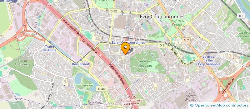 localisation de l'entreprise ASSIA à EVRY-COURCOURONNES