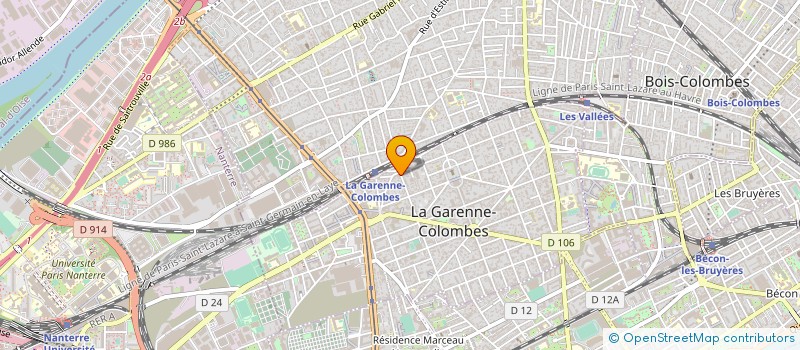localisation de l'entreprise ASSIA à LA GARENNE-COLOMBES