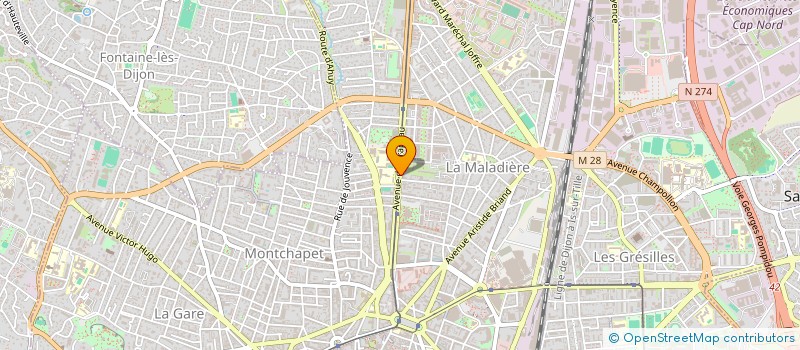 localisation de l'entreprise ASSIA à DIJON