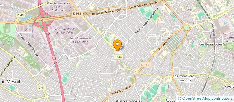 localisation de l'entreprise ASSIA à AULNAY-SOUS-BOIS
