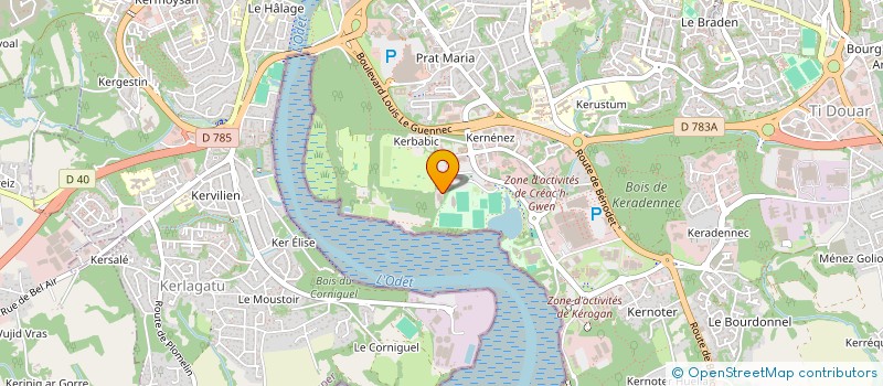 localisation de l'entreprise ASSIA INNOVATION  QUIMPER